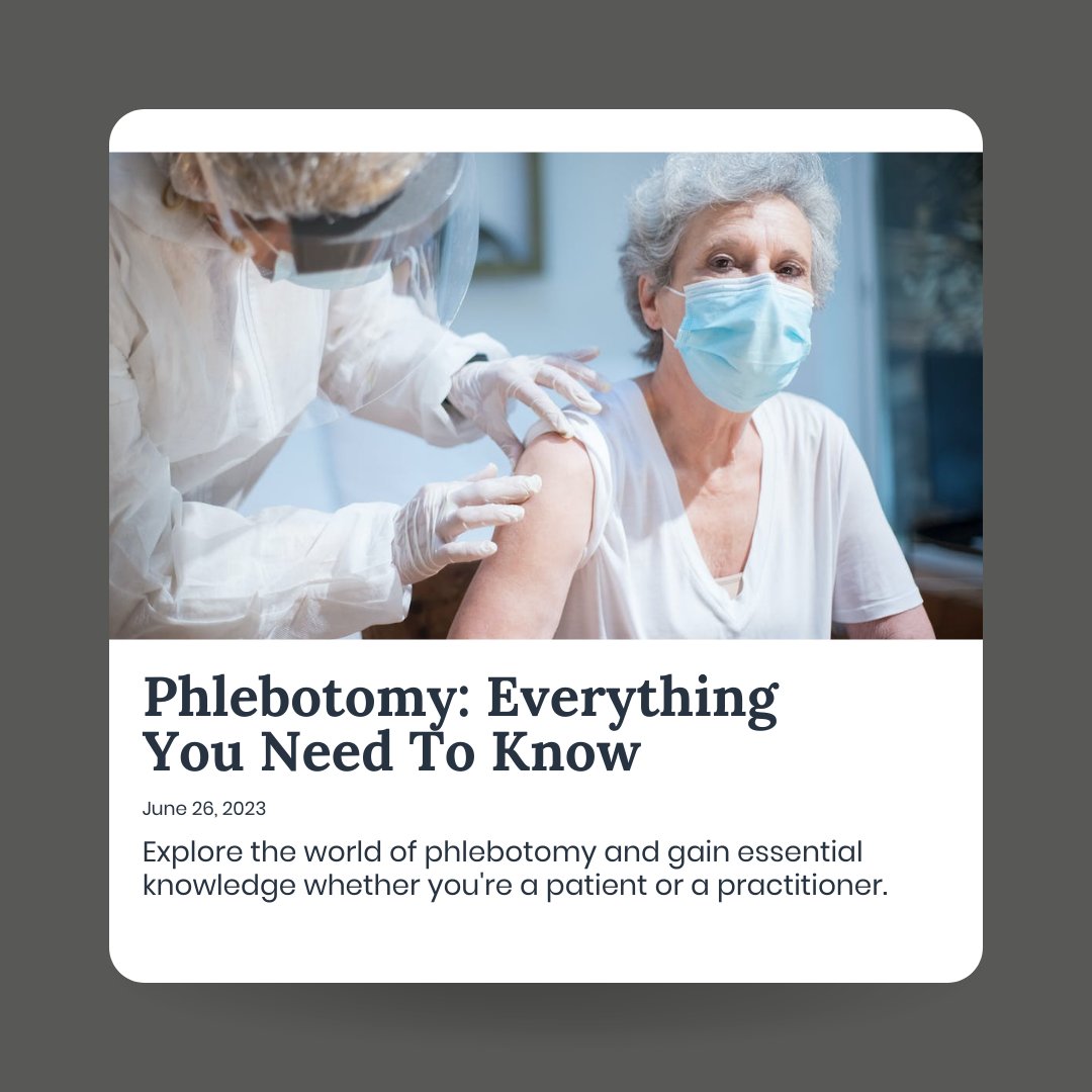 Curious about the world of #phlebotomy? 

Join us as we explore the world of phlebotomy in our latest blog article! Whether you're an aspiring #phlebotomist or simply curious about the practice, this read is for you! bayareapls.com/blog/everythin…

#BloodCollection #BayPLS