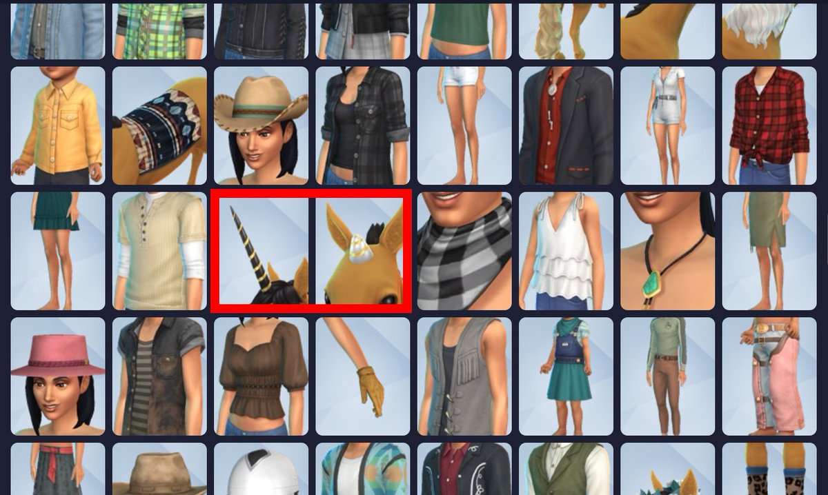 ok so like... are we gonna get unicorns or are they just accessories for the horses? #Sims4 #Sims4horseranch