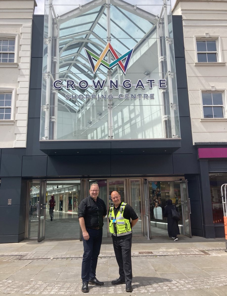 WorcesterBID's tweet photo. Who better to have by our side to support with operations and security. Thank you @CrownGateWorc for donating your time towards the Safe Space to ensure we are ready to operate each Friday and Saturday #Worcestershirehour #secruity #heroes https://t.co/jmeLWwb0kO