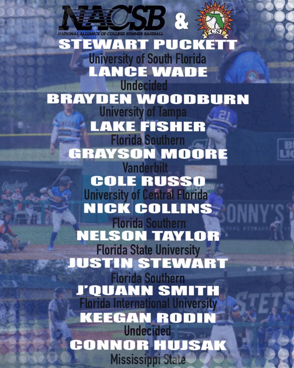 FCSLRats's tweet image. We’ve got 1️⃣2️⃣ Rats heading up to the NACSB Prospect games! Congratulations and the best of luck to our boys as they represent the Florida Collegiate Summer League and their schools this week!

#scurryon🐀