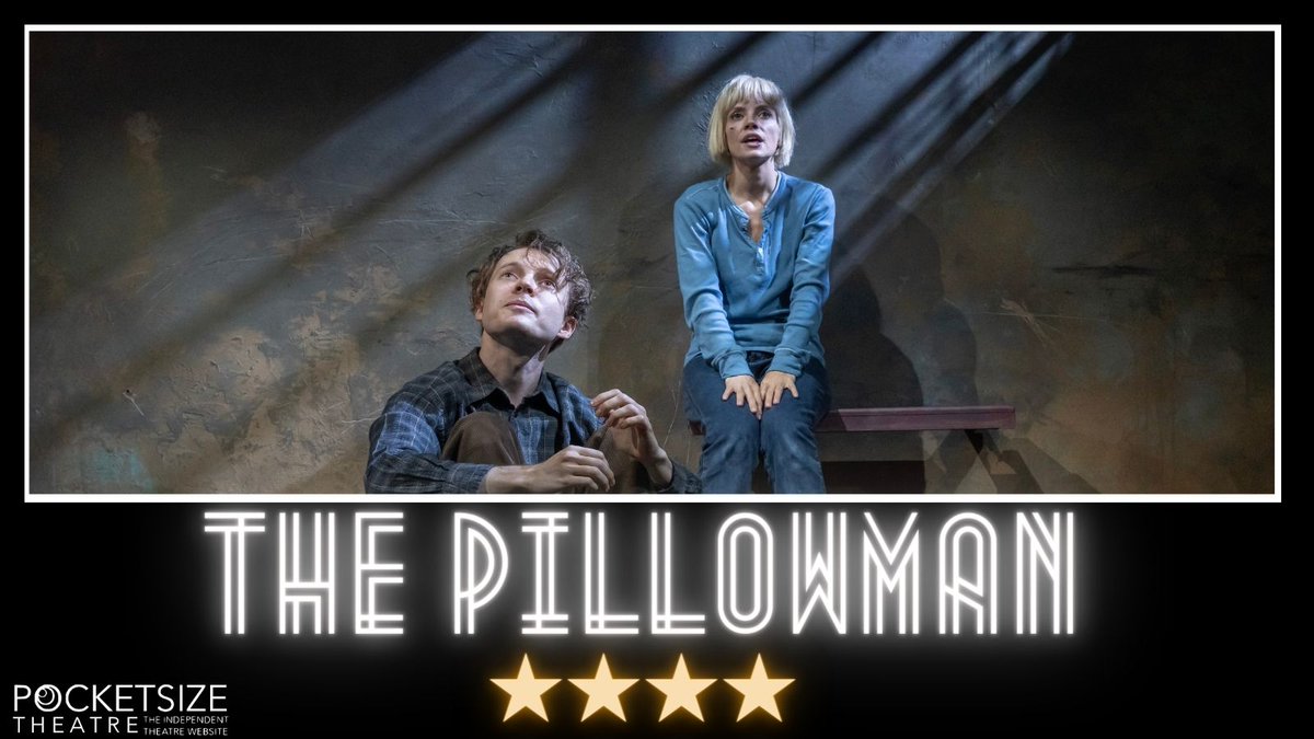 Pocket Size Theatre (@pocketsizeblog) on Twitter photo NEW REVIEW: The Pillowman (<a href="/estreetprods/">empire street</a>) at the Duke of York's Theatre ★★★★
"...a master class in a double act that turns from comical to horrific in a matter of lines..."
bit.ly/3JxsMou NEW REVIEW: The Pillowman (<a href="/estreetprods/">empire street</a>) at the Duke of York's Theatre ★★★★
"...a master class in a double act that turns from comical to horrific in a matter of lines..."
bit.ly/3JxsMou