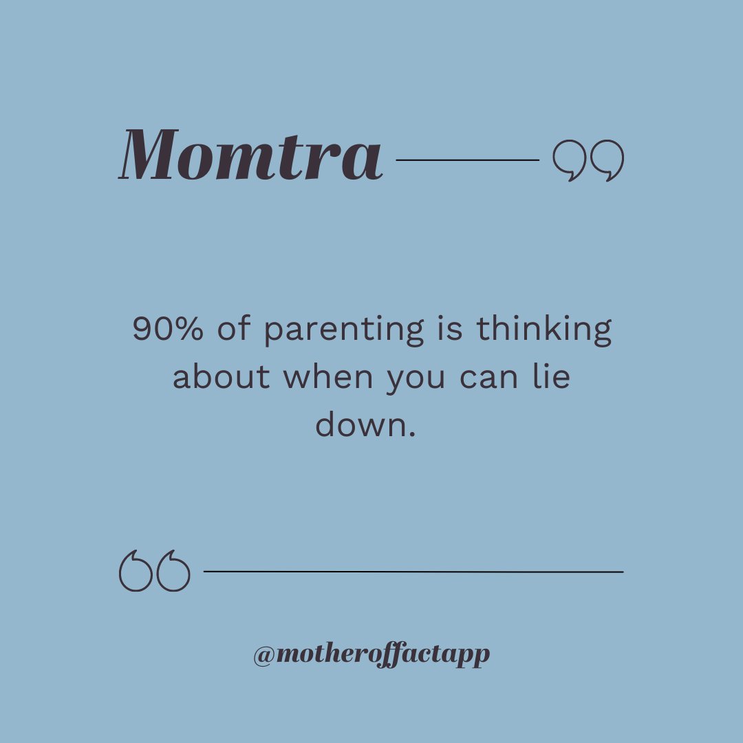 These summer weekends are no joke y'all 😅. Definitely need a day between Sunday and Monday. Am I rite?! 

Reminder: Take it slow today if you need to. We have the entire week ahead. You've got this!

#motheroffactapp #nutrition #momtra #momtramonday