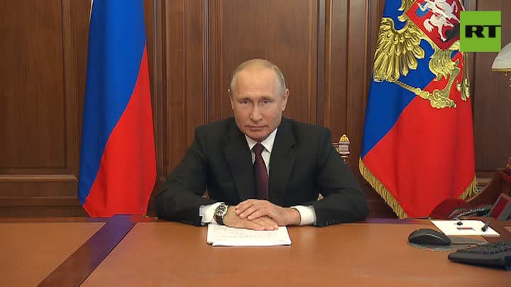 VLADIMIR PUTIN's COMPLETE STATEMENT
(@Slavyangrad Transcript):

Dear Friends, I am once again addressing Russian citizens.
Thank you for solidarity, for unity, for patriotism.
Any attempts at internal discord are fated to failure.
Everyone united against the insurrection.