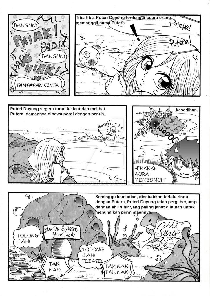 resiove's tweet photo. A Little Mermaid parody. In bahasa Malaysia. I made this simple comic years ago. Posted them in deviantart before. Two more pages in the comment section. 
#littlemermaid
#littlemermaidparody
#puteriduyung
#resiove https://t.co/wwmupy87LW