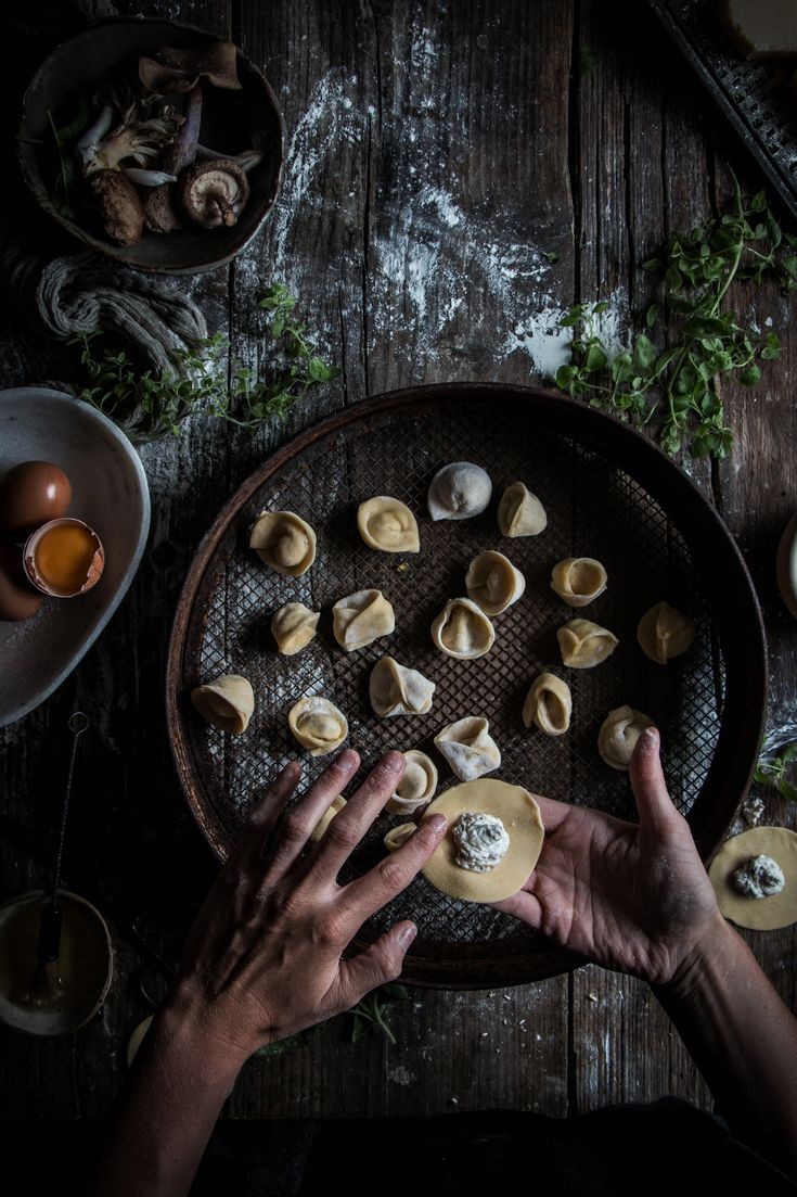 homemade tortellini take a lot of work, but they are a labor of love.