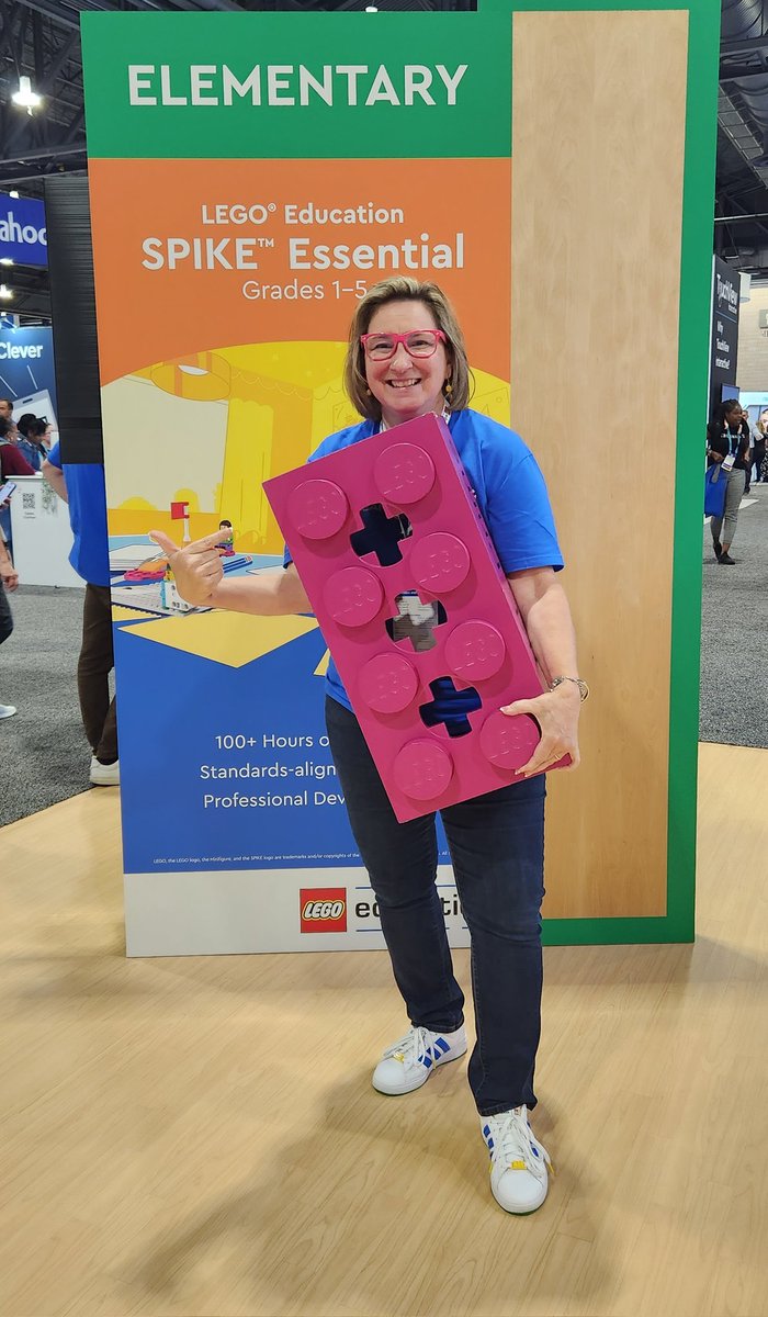 My kind of 
@LEGO_Education Brick
💖💖💖
LIVE #ISTELive23 #ISTE2023