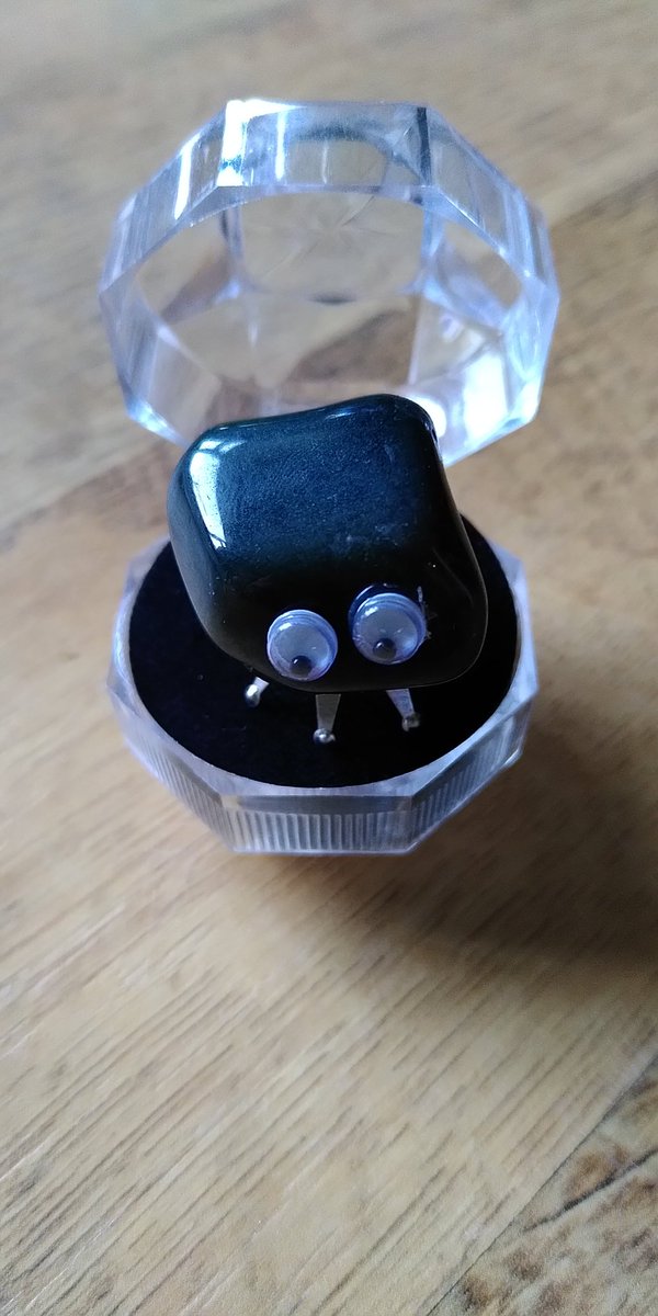 Dark green gemstone bug with silver plated legs. £5 + p&amp;p. DM to buy. #bugoffgems