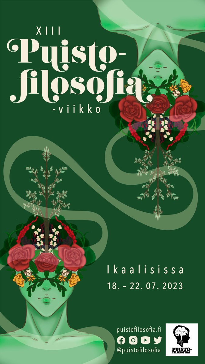 XIII #Puistofilosofia-viikon ohjelma on julkaistu! Siniset ajatukset kutsuvat ajattelun ja dialogin ystäviä ainutlaatuiseen festivaaliin #Ikaalinen'iin 18.-22.7.2023.

Ohjelma täydentyy vielä usein ohjelmanumeroin ja yksityiskohdin. Lue lisää alta! 👇

puistofilosofia.fi/xiii-puistofil…