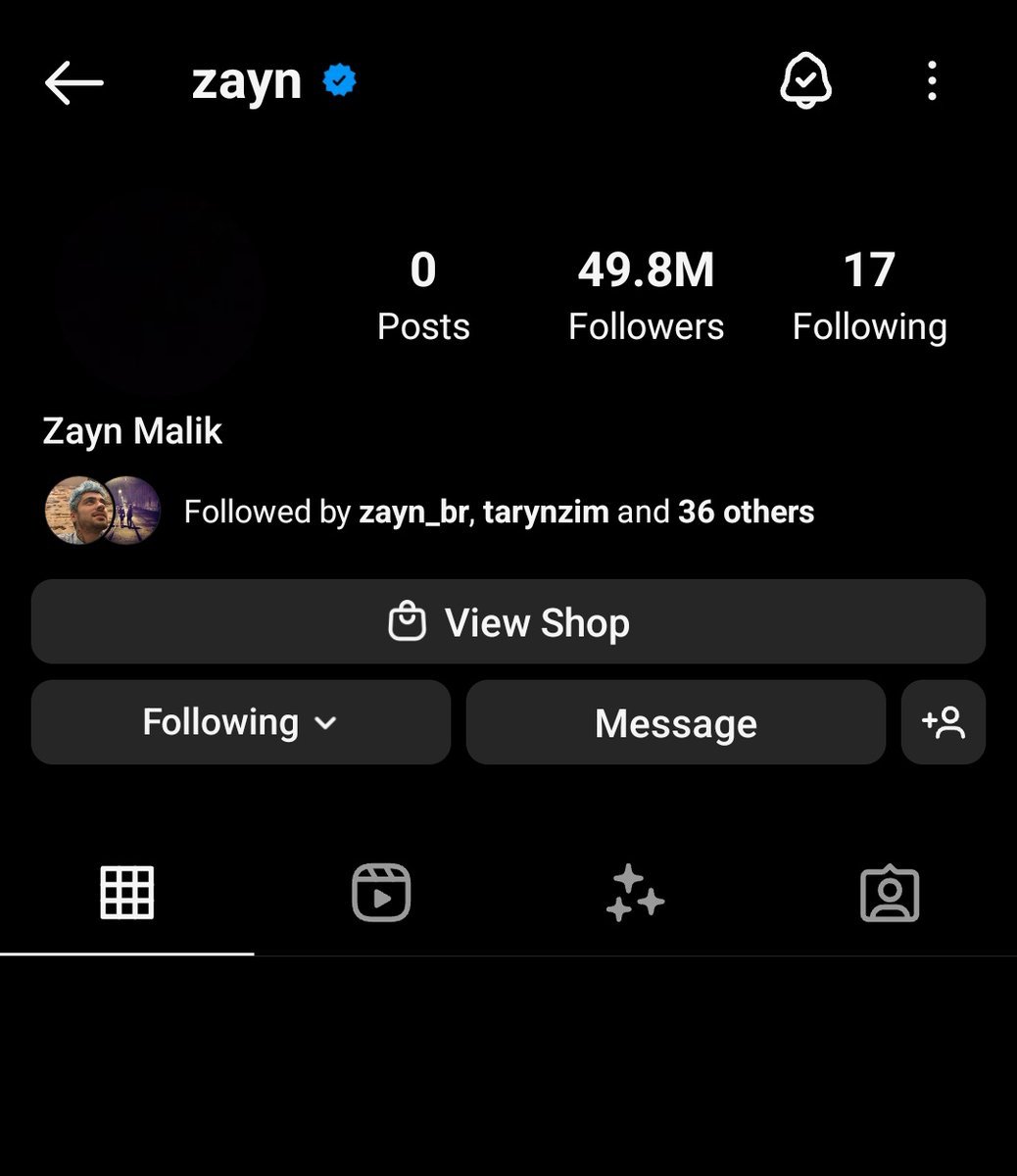 Zayn Squad Brasil 🤡 on Twitter "O Instagram do Zayn está oficialmente