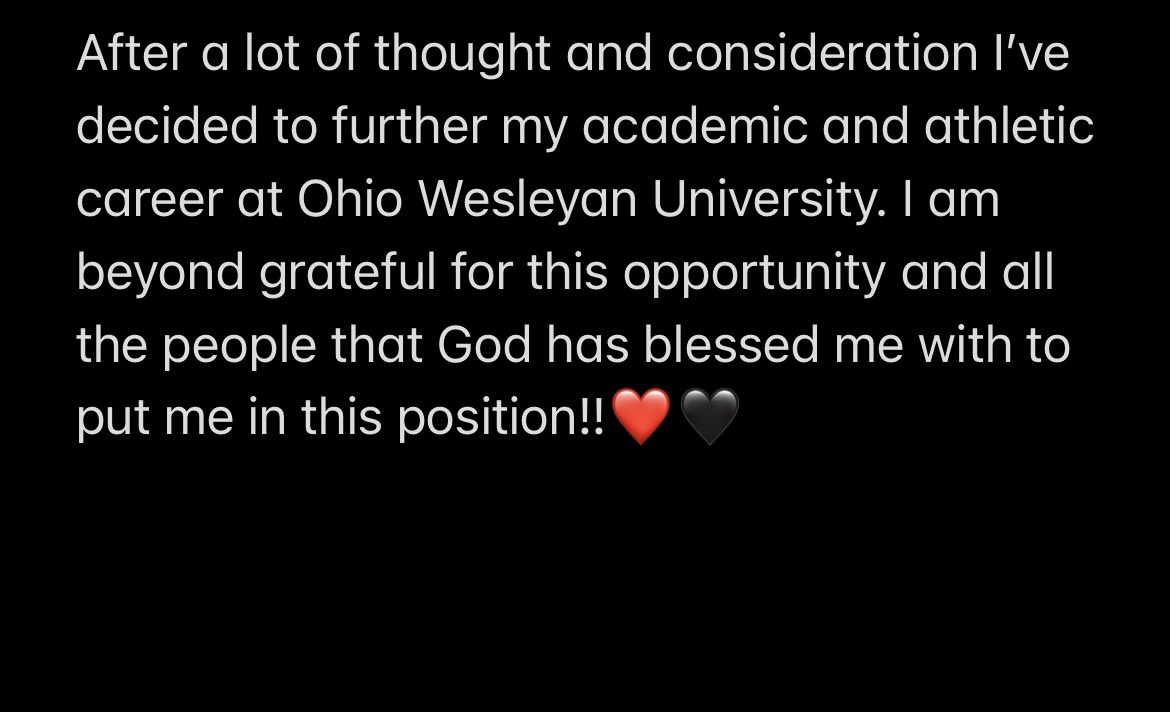 100% committed… <a href="/OWUBishopFB/">Ohio Wesleyan Football</a> <a href="/Ted_Houlihan/">Ted Houlihan</a> <a href="/CoachTomWatts/">Tom Watts</a> #AGTG