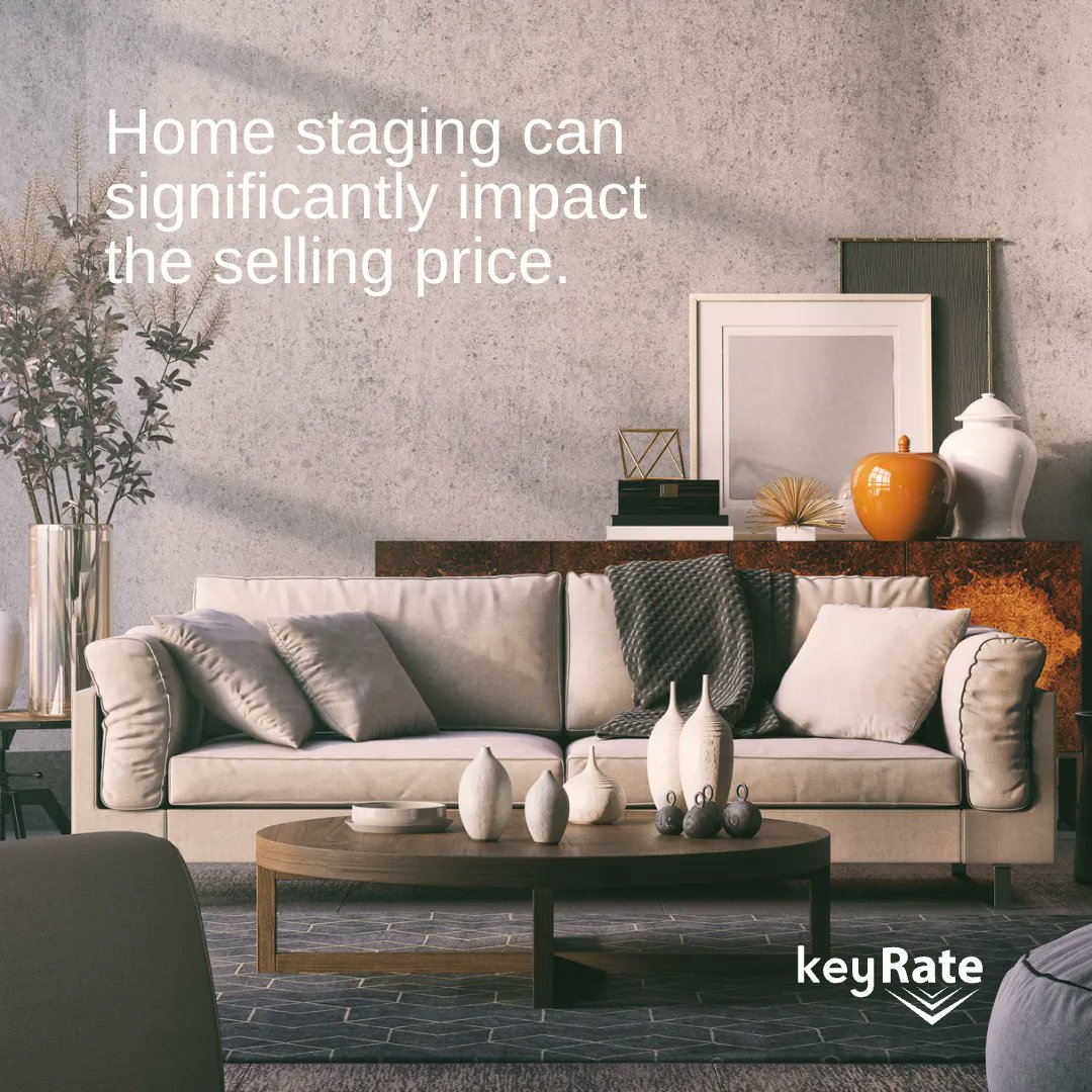 KeyRateMortgage's tweet image. #Homestaging can significantly impact the #sellingprice

-Enhances #VisualAppeal
-Showcases #Space and Functionality
-Highlights #Property Potential
-Minimizes Flaws and Imperfections

Contact us for all your #mortgage needs!

Call Toll-Free: 1-833-222-2027
info@keyrate.com