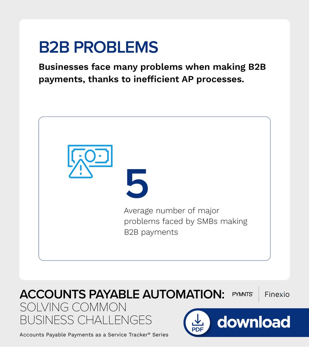 pymnts's tweet photo. The latest research shows late payments are pushing more businesses toward AP automation. Take a deep dive into the Accounts Payable Payments as a Service Tracker, our collaboration w/ @finexiopayments: https://t.co/JlVhlvmVxX https://t.co/MJhLAEjooZ