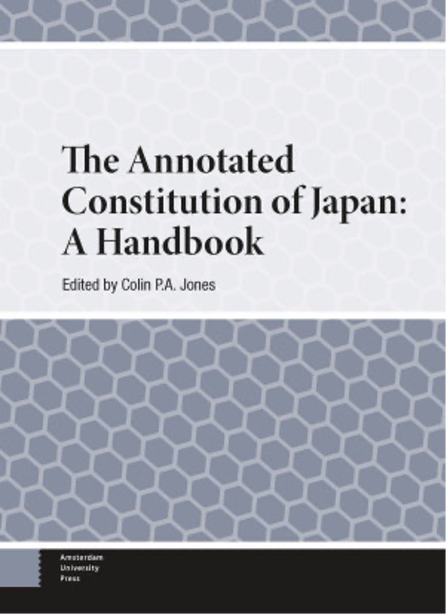 WSRLPALS's tweet photo. Professor Mark Levin authored and published articles in "The Annotated Constitution of Japan: a Handbook." His work provides a comprehensive English language guide to the constitutional text, jurisprudence, and scholarly interpretations of the  1947 Constitution of Japan.

#WSRSL https://t.co/rqwZsD36ib