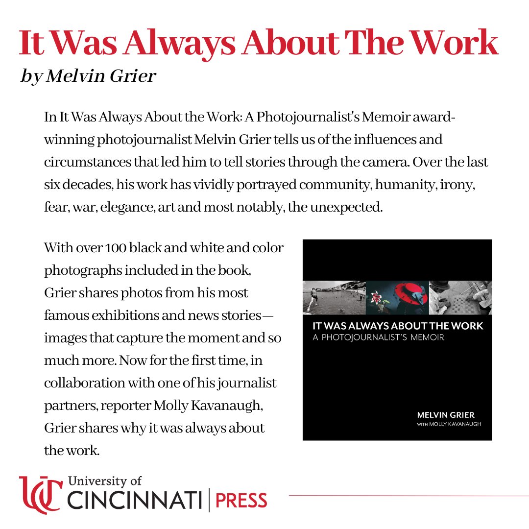 University of Cincinnati Press (@ucincipress) on Twitter photo 📷 Stay tuned for more stories and photographs by Melvin Grier in anticipation of an upcoming release of his memoir that captures community, humanity, irony, fear, war, elegance, art, and most notably, the unexpected. 
#photojournalism #cincinnatilife #cincyart #cincinnatiart 📷 Stay tuned for more stories and photographs by Melvin Grier in anticipation of an upcoming release of his memoir that captures community, humanity, irony, fear, war, elegance, art, and most notably, the unexpected. 
#photojournalism #cincinnatilife #cincyart #cincinnatiart