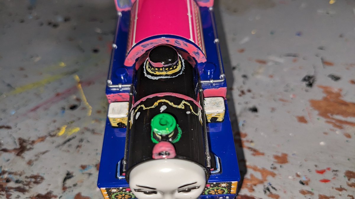 TB90ProdNew's tweet photo. Now that she's finished, she just looks good. Now welcoming a new Ashima to the series. 2/2
#thomas #thomasandfriends #plarail
#プラレー #プラレール #プラレールトーマス #tomy #tomythomas #plarailthomasandfriends #plarailthomascustom #plarailthomascustoms https://t.co/XTBU0jqcYm