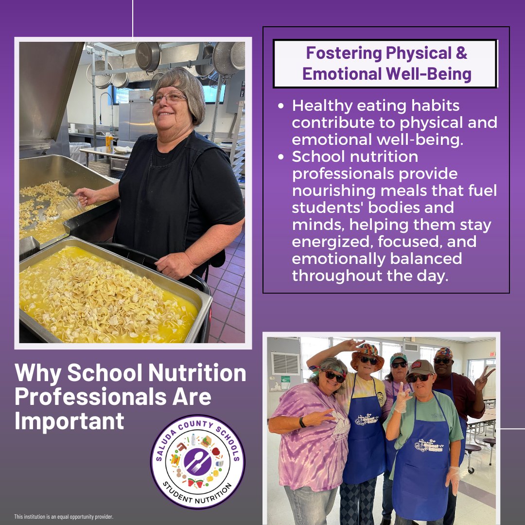 SaludaCafes's tweet photo. The well-being of our students is our top priority. 🥰 Nutritious school meals provide students with the energy they need to stay focused and emotionally balanced all day. 🧠✍️
.
.
.
@saludaschools #OneSaluda #SaludaSC #SaludaSouthCarolina #Saluda #SCschools #SaludaCounty https://t.co/DOWjg1ZpgI