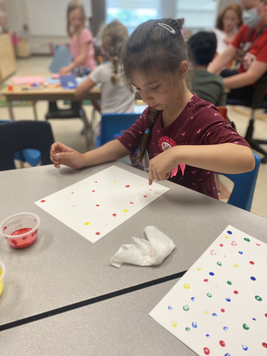 MrsPictonsClass's tweet photo. A finger paint project in the making. Can’t wait to see the finished project! https://t.co/IEocVHSLsA