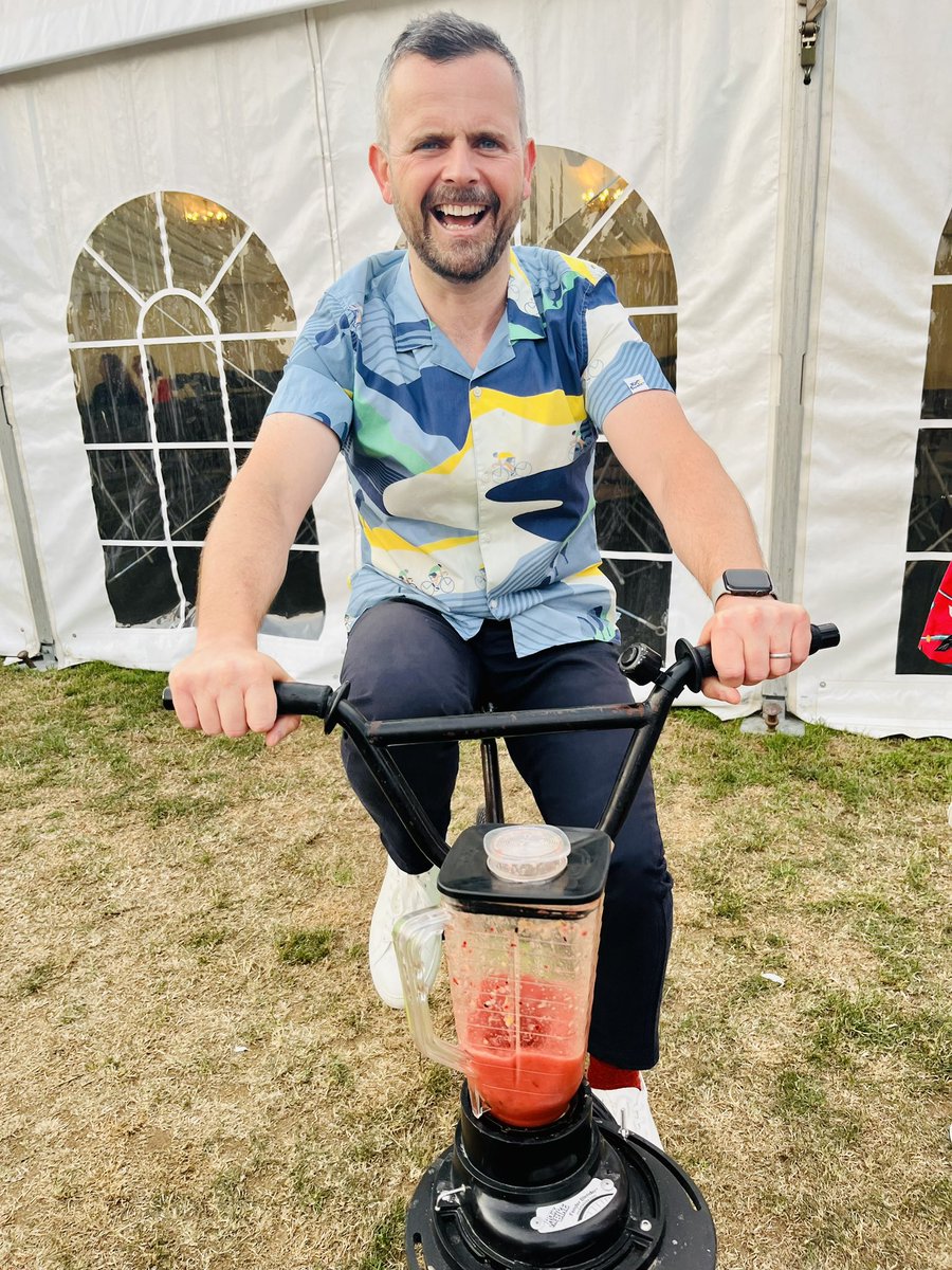 Extra training ride on the Smoothie Station at #ShiplakeRocks Will make sure it’s on Strava! 🚲