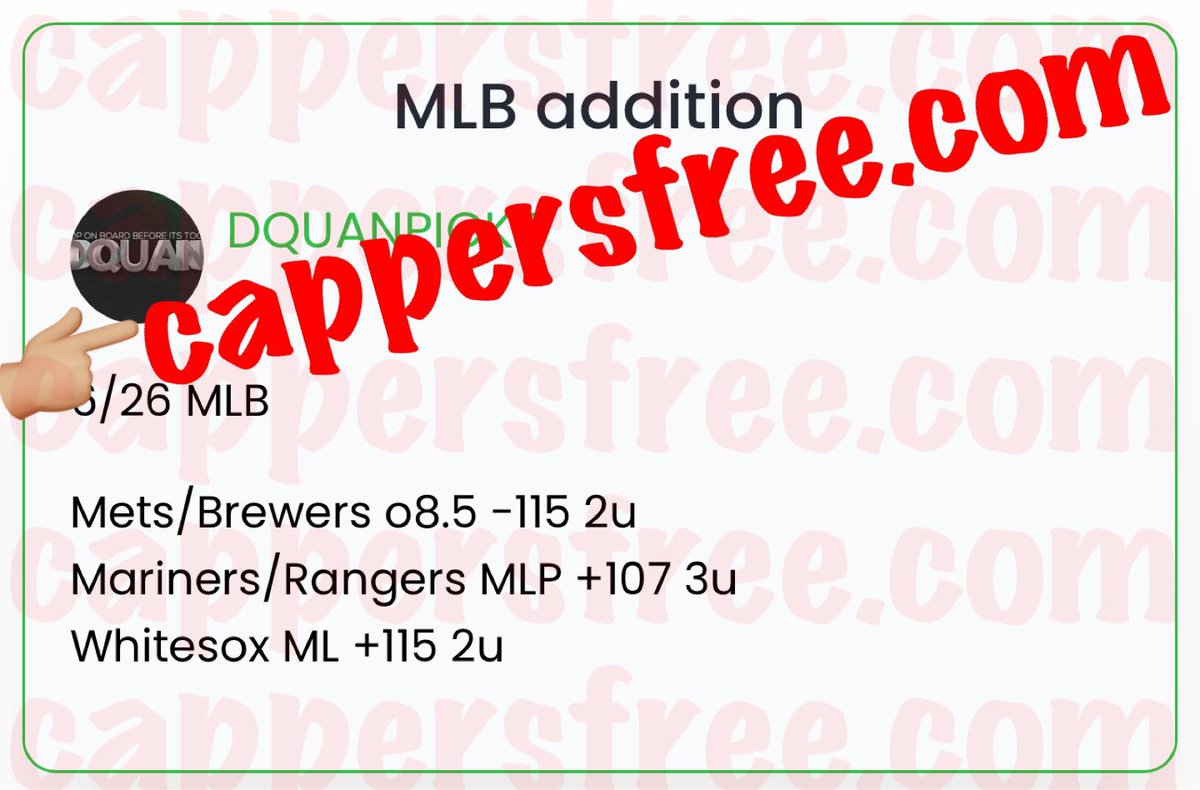 cappersforfree's tweet photo. #DQUANPICKS & #locksrus https://t.co/ovzam4QxVy
