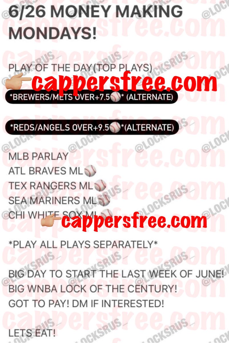 cappersforfree's tweet photo. #DQUANPICKS & #locksrus https://t.co/ovzam4QxVy