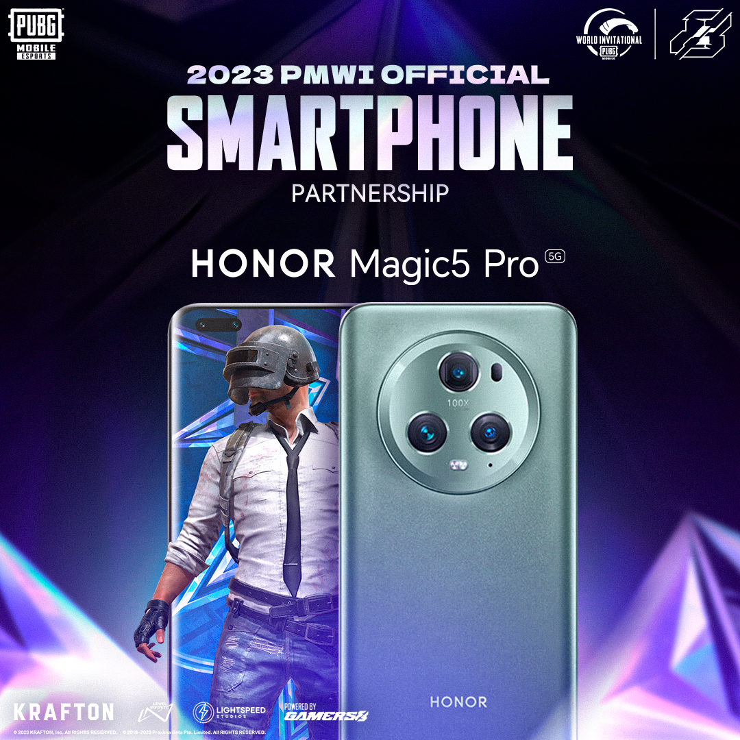 We're hyped to have HONOR as our official smartphone partner for the 2023 #PUBGMOBILE World Invitational & we can't wait to have you see the gameplay! 

🎯 Join us LIVE 7.11 - 7.16 

📲 pubgmobile.live/pmwicom23 

#PUBGMOBILE #PUBGMESPORTS #PMWI #2023PMWI #PUBGMxHONOR