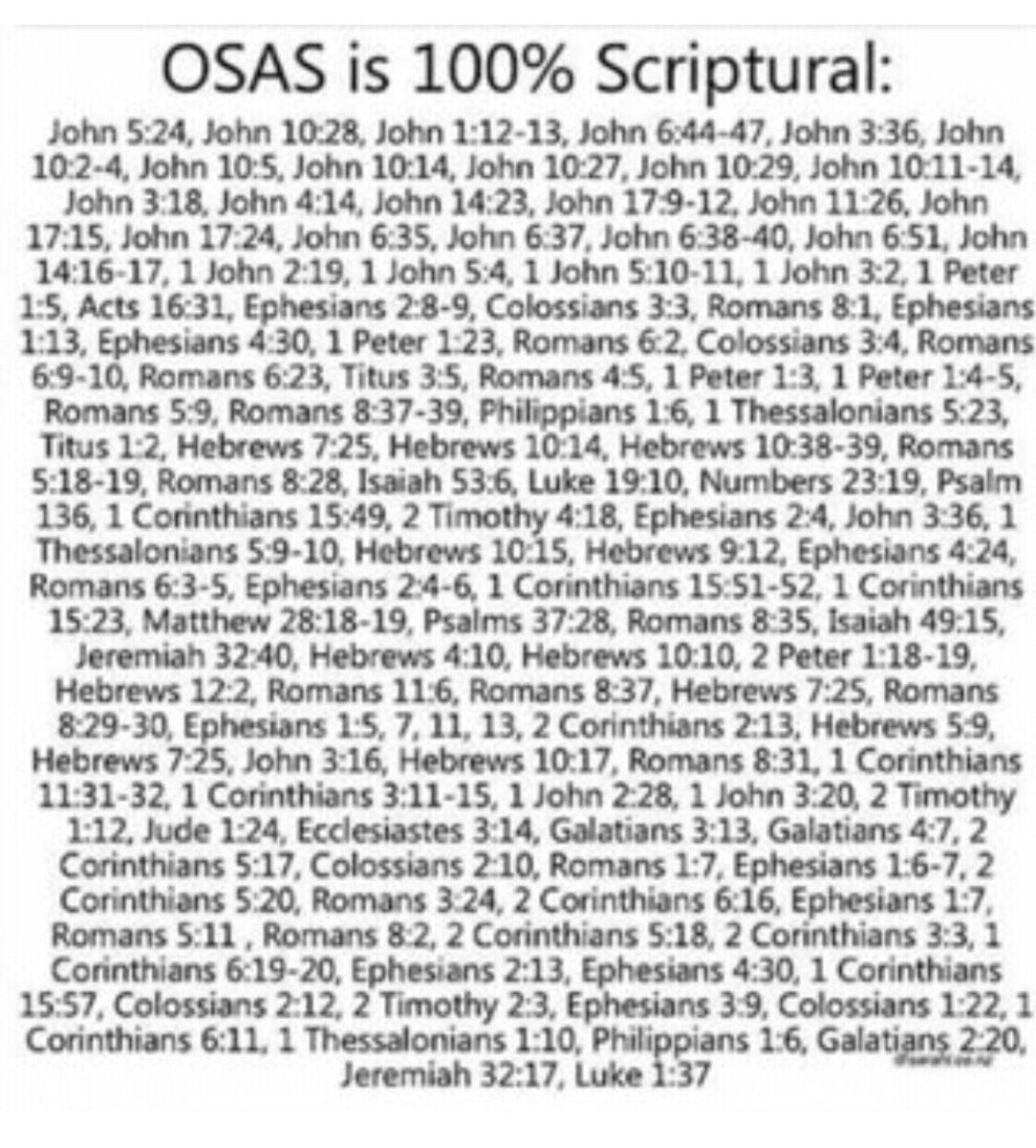 TrustJesusAlone's tweet photo. Expose OSAS?
https://t.co/0q51MdRVuA
Try believing God.
He is โ a liar.
His ๐ is eternal life,
โ probation.
#DeadWorksHeresy
#SinlessPerfectionError
#ContextIsCritical https://t.co/5cPBzSdKVJ