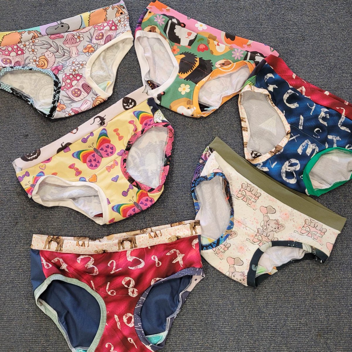 QuedamCentre's tweet photo. ✨Meet the Maker✨
Have you seen the scrap pants &amp; boxers available in @TakeWrap? Made by Jo from @KindredSweet, each cotton jersey pair is made from the remnants of other clothing, meaning each pair is different &amp; the material saved from landfill. 
#Yeovil #Somerset #reducewaste https://t.co/yPvrvtvKM3