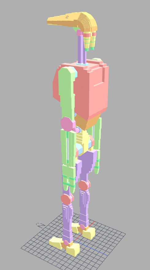 IsaacDunkan's tweet photo. #BlockBench #BattleDroid #StarWars #CloneWars 
Keep working on the B1 droid. I reduced his detailing a bit. Later I'll add a few more parts and start painting.
Продовжую працювати над дроїдом B1. Трохи зменшив його деталізацію. Пізніше додам ще декілька делей і почну фарбувати https://t.co/7nd3auhRIv