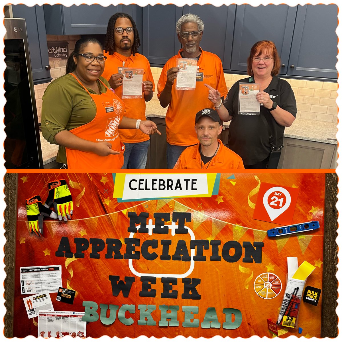 Day 1 Celebrating our Buckhead Mid-shift MET associates. Thank you for all your pack down and hard work in the aisles.@mlindsey1223 @MarkCoxHD @mr_richardson @philp_scott @EllinProds @EileenClaar1