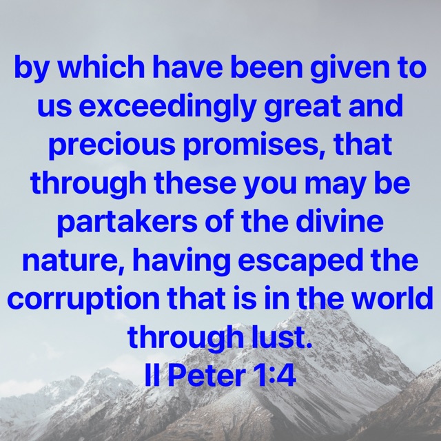 #Promises #DivineNature #Christian #Corruption #Escape
