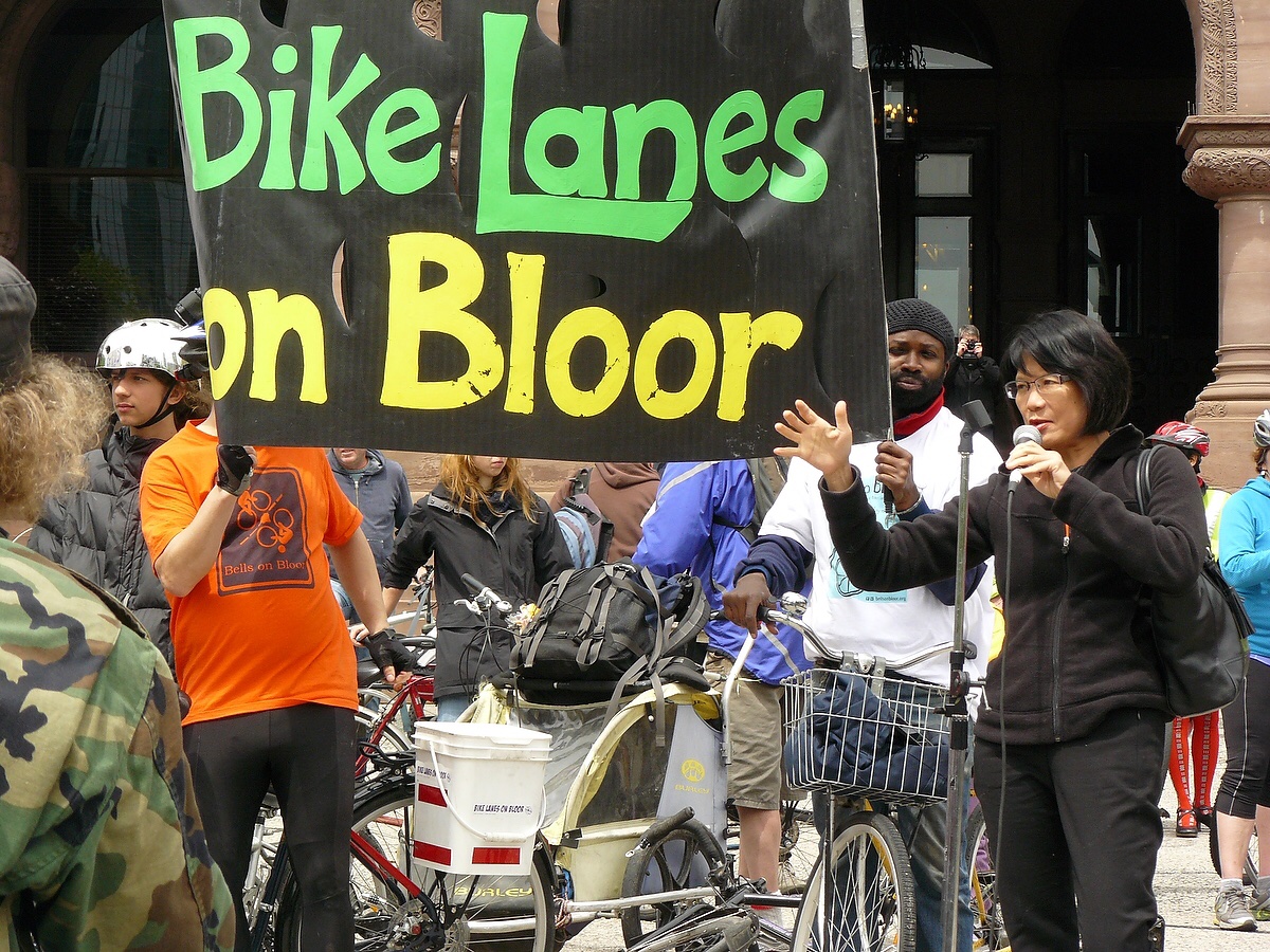 Toronto has elected a Mayor who rides a bicycle. #Hope #OliviaChow #TOpoli