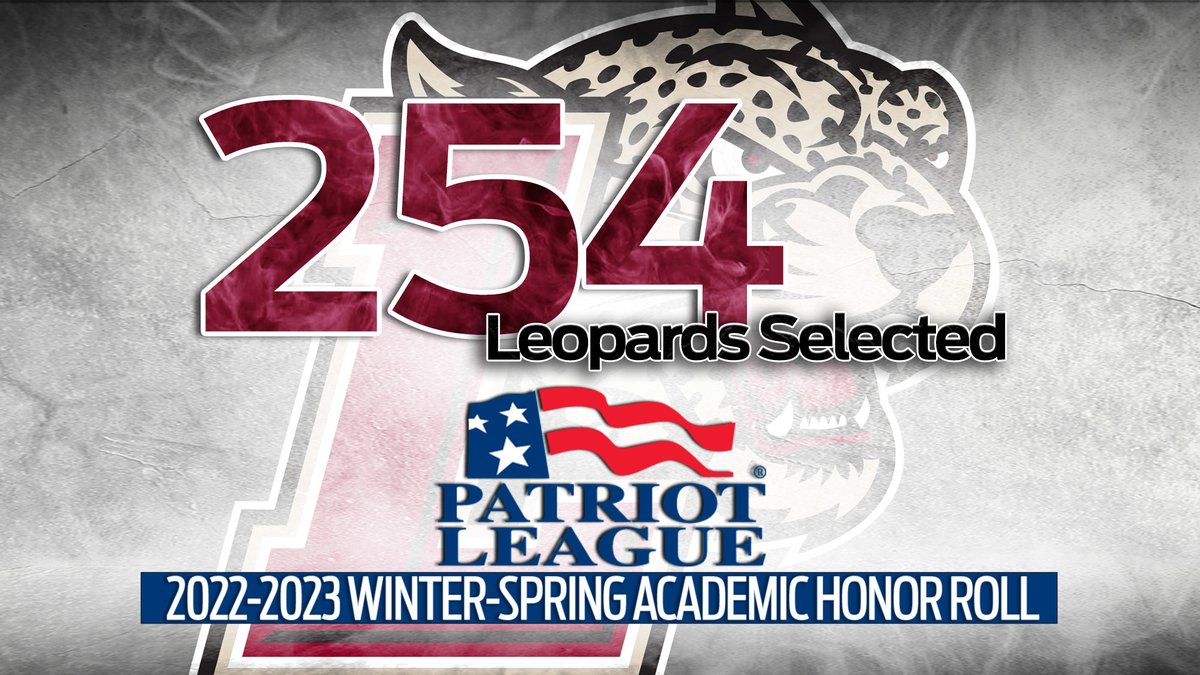 The Leopards continue to thrive in the classroom! @PatriotLeague Full story: gopards.co/42Yy2IC #RollPards