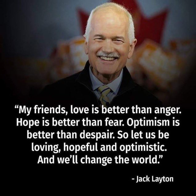 Toronto took @jacklayton ‘s advice.
#TorontoMayor  #OliviaChow