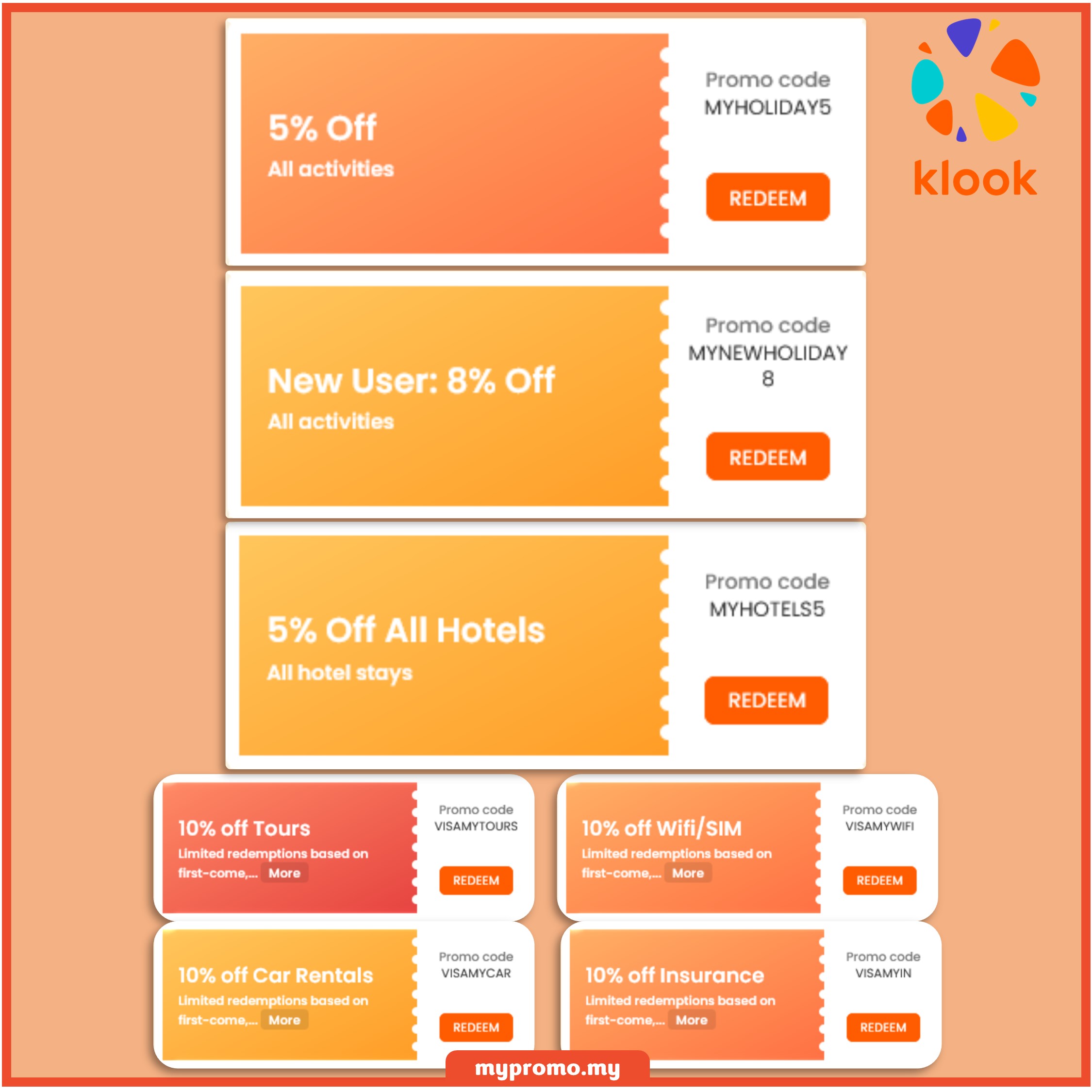 Klook Promo Code for June and July 2023