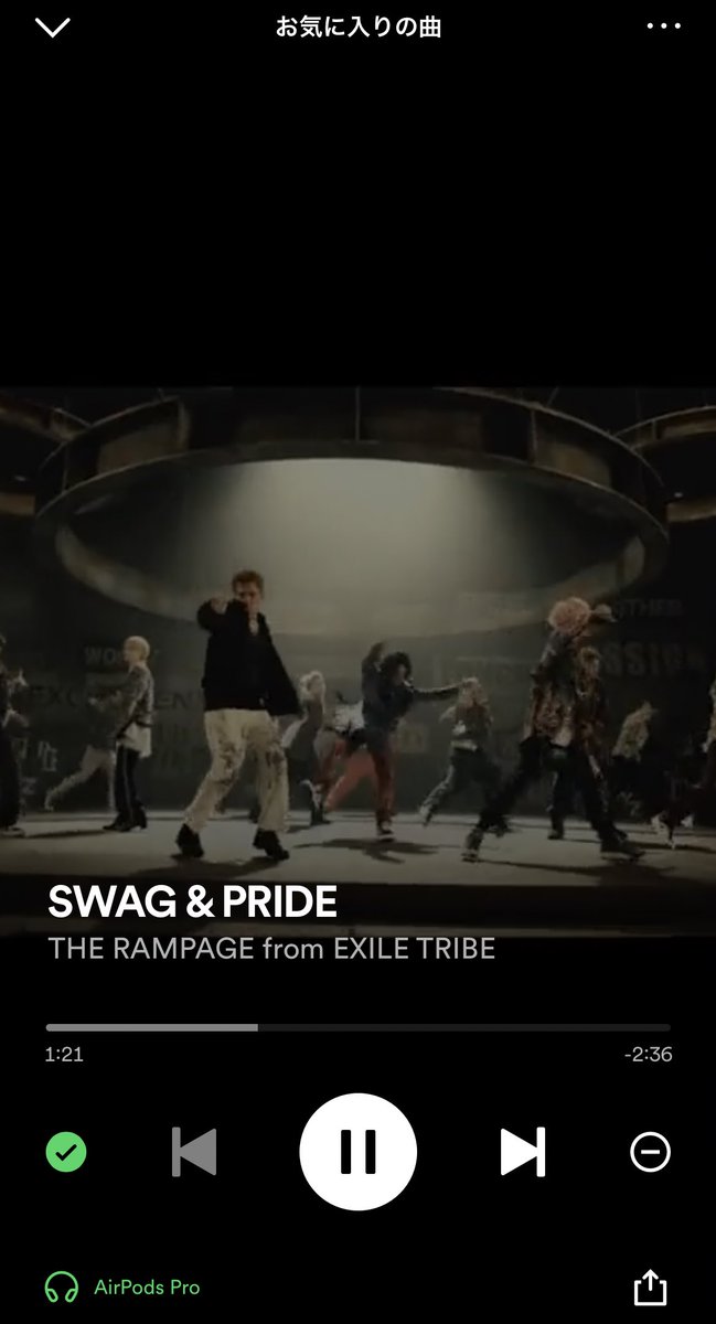 0412_Rerebo's tweet photo. 今日のシャッフル1曲目は、THE RAMPAGEのSWAG&amp;PRIDE
HIGH&amp;LOW THE WORSTの主題歌
ハイロー好きだし好きなランペの曲が決まった時は胸アツすぎて発狂してたww
今から大学行ってきます(*`･ω･)ゞ
 #SWAG_PRIDE  #THERAMPAGE https://t.co/nOl7L2Gst5