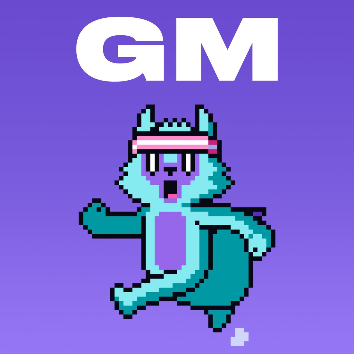 GM GM GM 💜🫶

I'm running towards the weekend like: