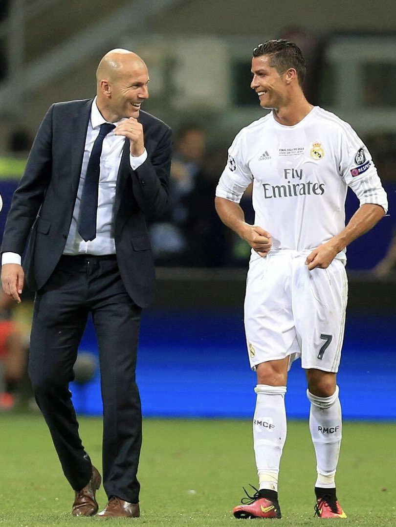 Cristiano Ronaldo & Zidane, Unstoppable duo 🤍🫶