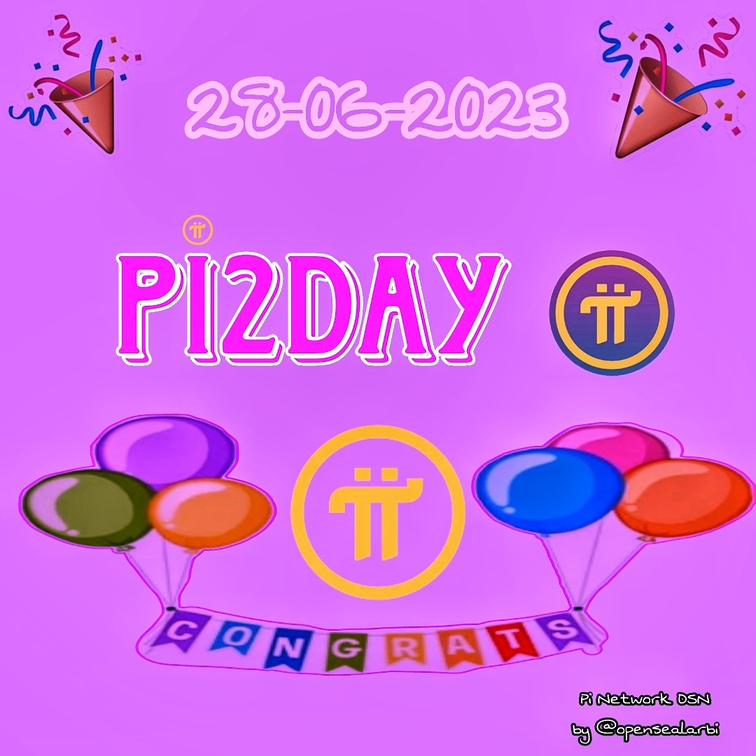 🍇🍇🍇🍇🌈💞💞Happy Pi2day  to all miners and pioneers. Congratulations. 🍇🍇🍇🍇
@PiCoreTeam  
@WoodyLightyearx 
@dorisyincpa 
#PiNetwork  #Pi2Day #piday #Web3 #blockchain