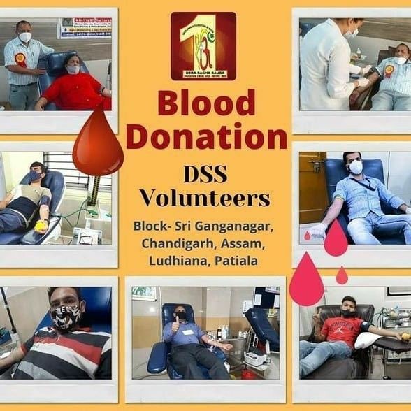With just 1 unit of Blood, you can save many Lives and Truly giving someone a New LIFE, Blood Donation is the simplest and most satisfying act. Saint Gurmeet Ram Rahim Ji inspired Millions of his followers to become regular Blood donors so that no one suffers. #SaveLives