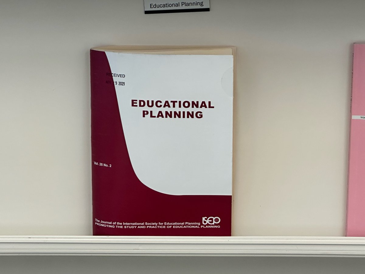Look what our ISEP Board Member found while visiting the @gutman_library at @Harvard! 
@hgse #EducationalPlanning