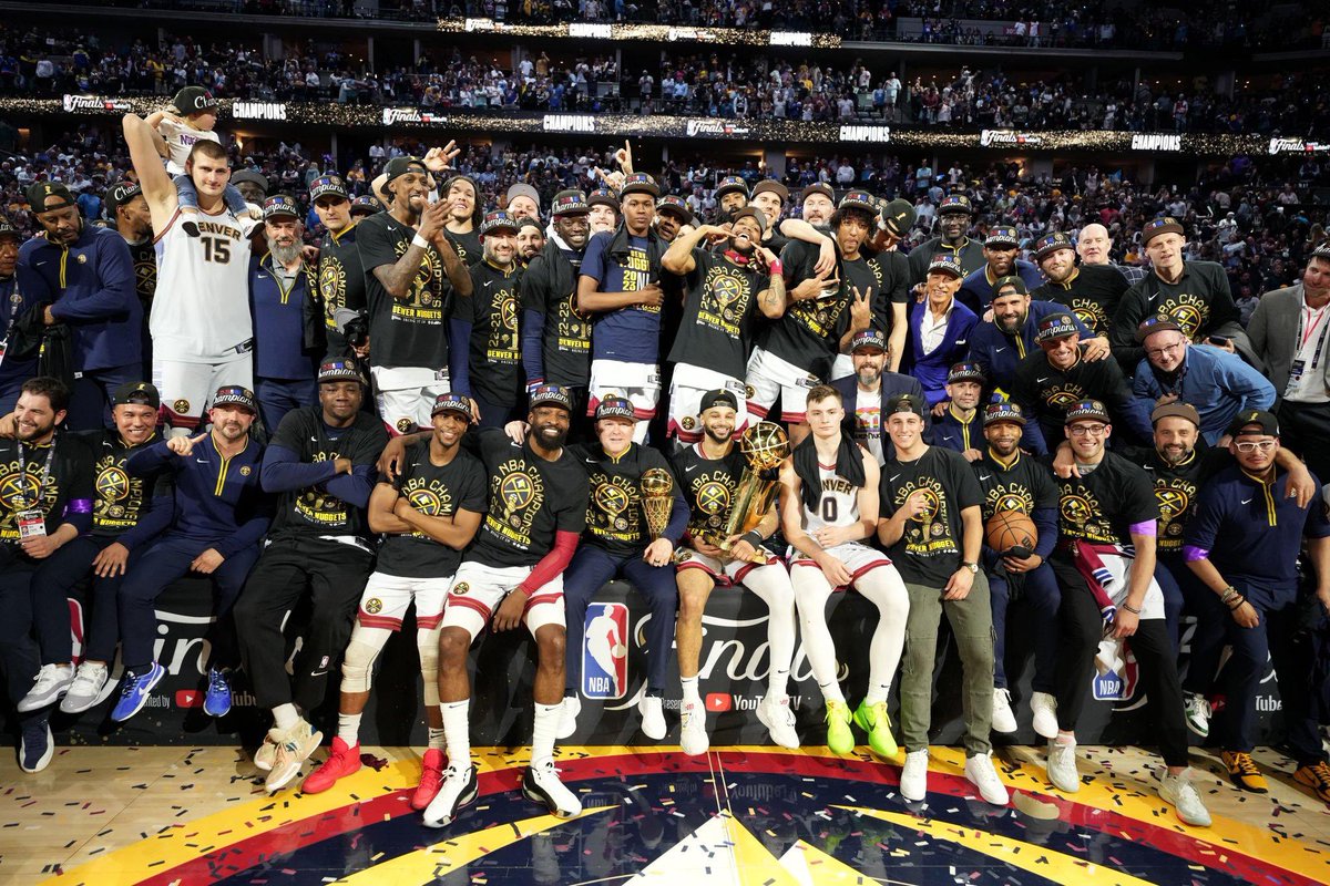 Fun fact of the day:

The Denver Nuggets are 2023 NBA Champions