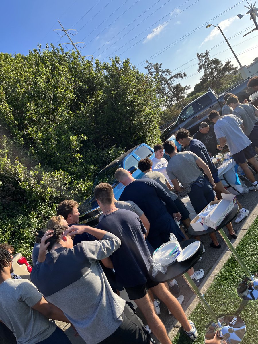 Nothing like an after practice BBQ with the boys! Torero Pride!