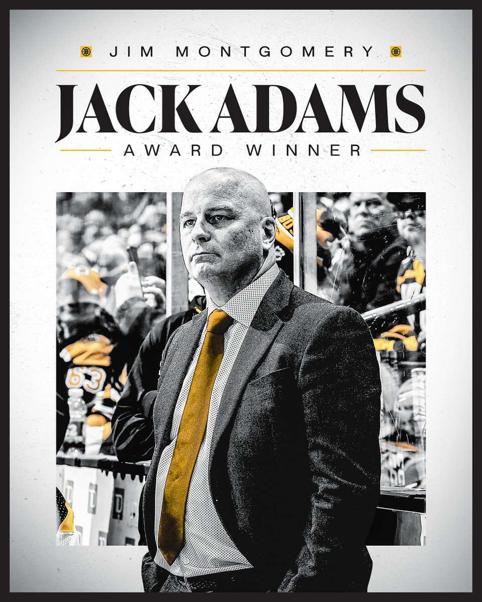 Jim takes home the Jack Adams.

Congratulations, Coach!
