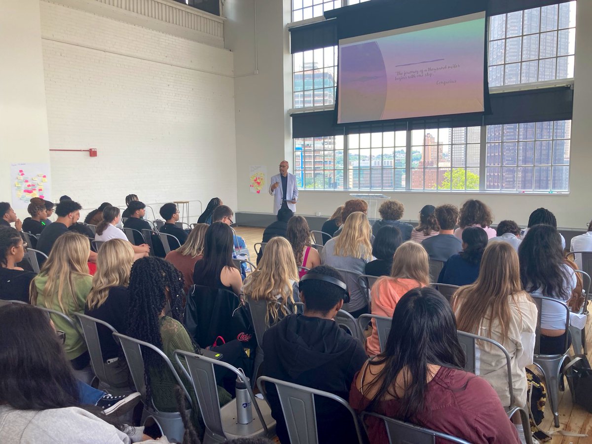 JustinAglio's tweet photo. Let’s Go! 3rd Annual @RIatPennState Summer Program kickoff event at the @eicpittsburgh! Special thanks to @ACE_Fitzgerald @NayliRusso @stanwthomp @appalachiaIU8 &amp; many more!!! @PSUOutreach https://t.co/S83MjH6ll4