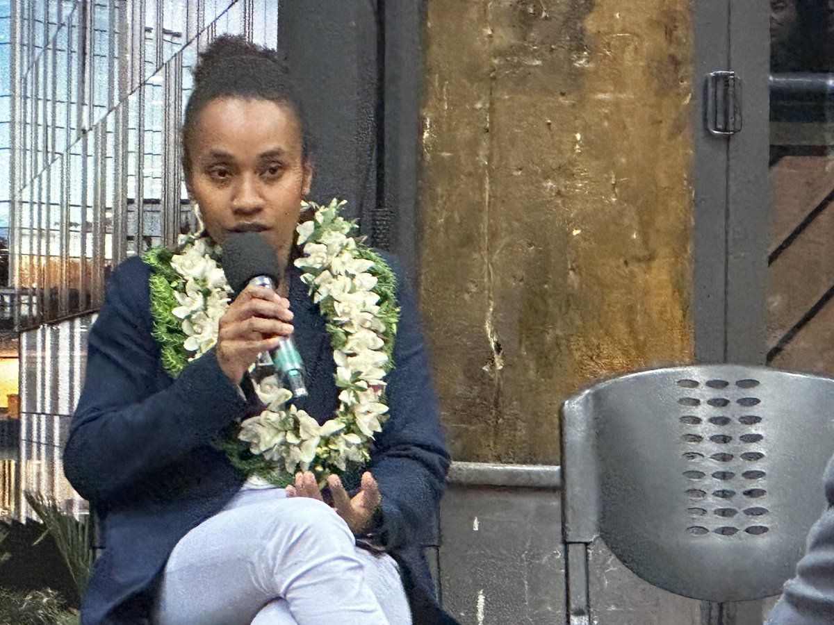 Our people are our greatest resource, and our young people are our greatest hope. 

A privilege to hear insights, ideas from @littlemere_solo Ms Cynthia Houniuhi, President of the Pacific Islands Students Fighting Climate Change.

Leading our return to a #1pt5 #NetZero future.