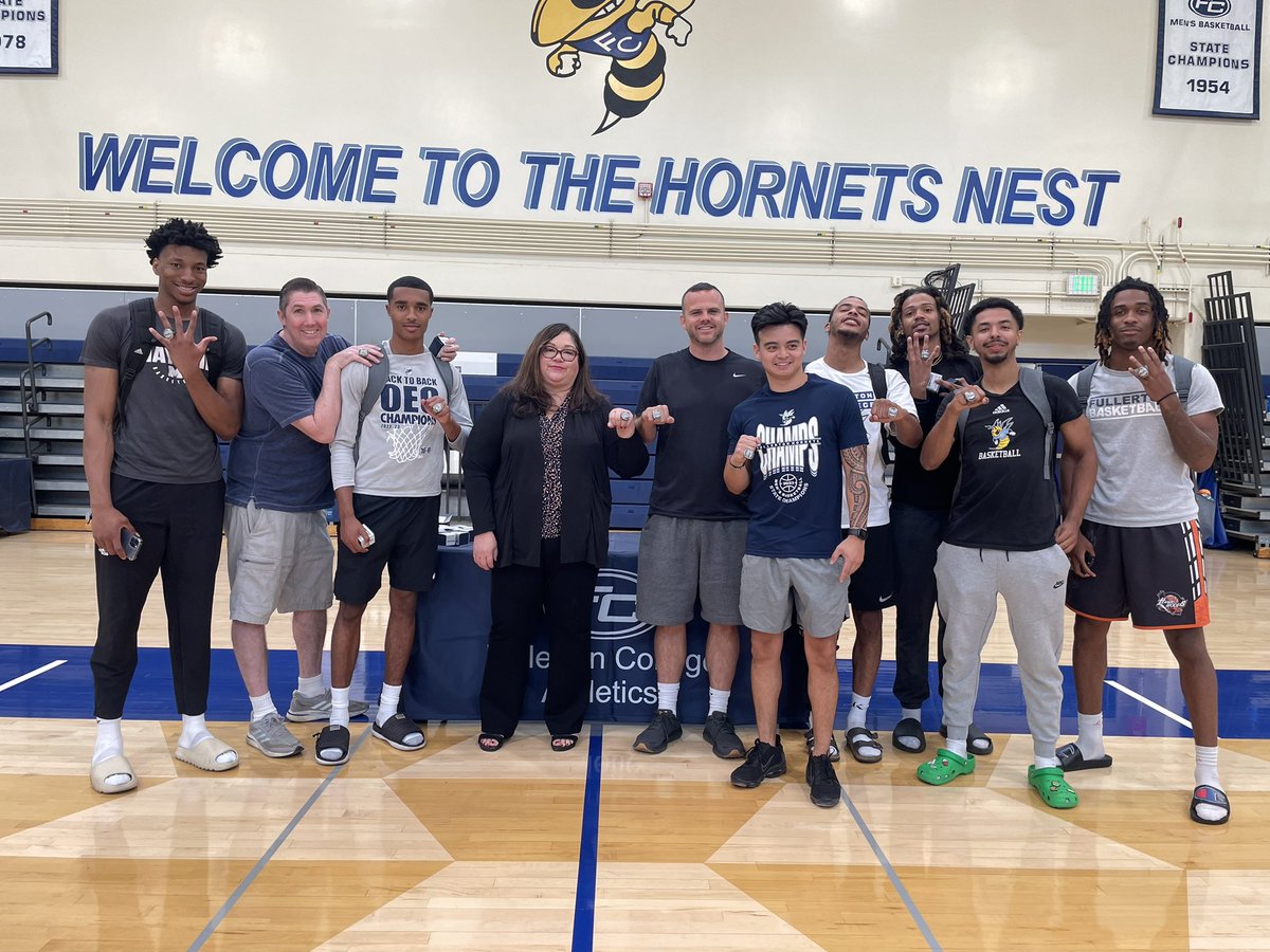 HornetNestHoops's tweet photo. The 💍’s are here! 

And the work toward another one is well underway… #GoHornets https://t.co/9t3sOO2G01