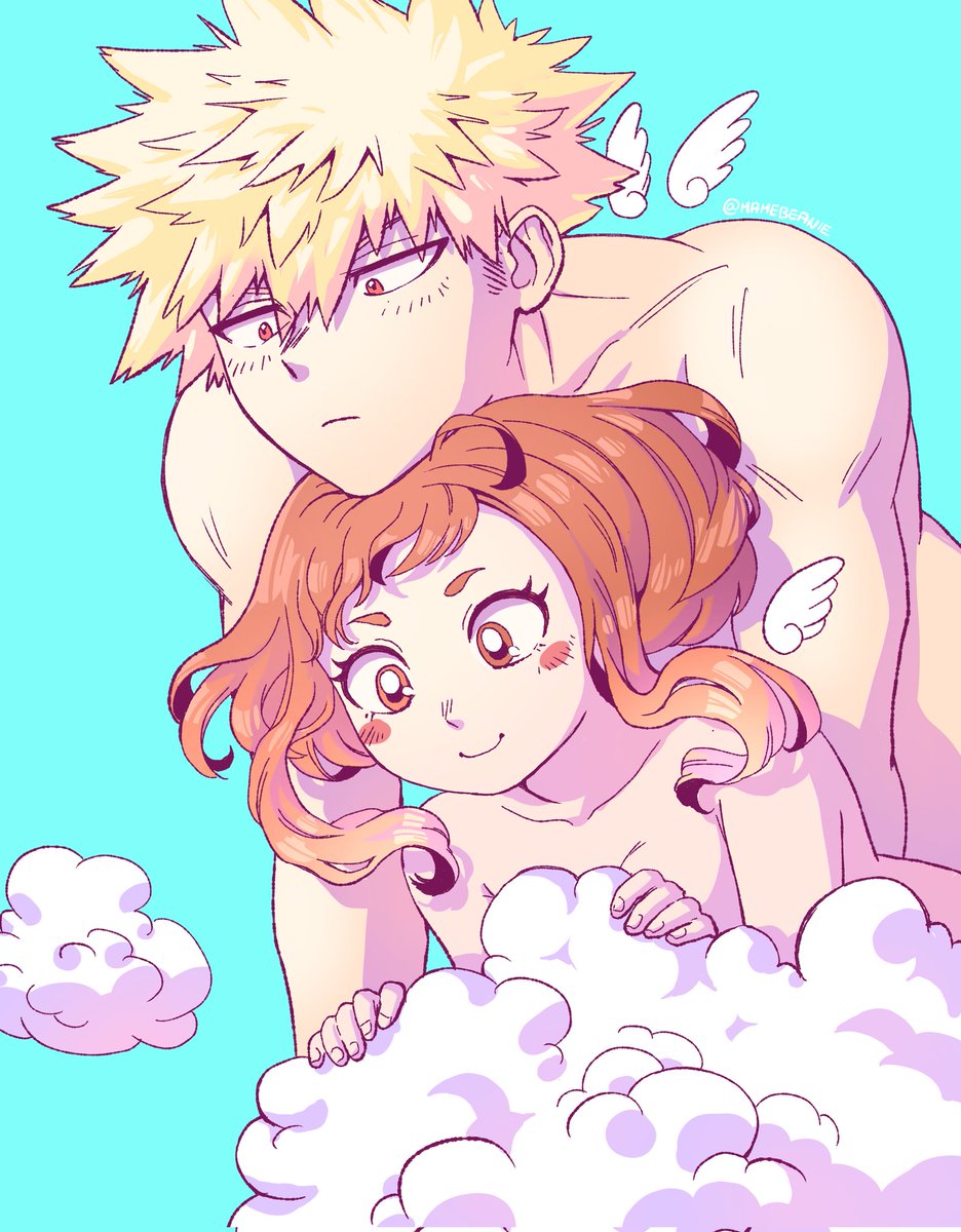 It's not sad, if they are in heavens together 😌❤️
#kacchako #Ochako #bakuraka #勝茶