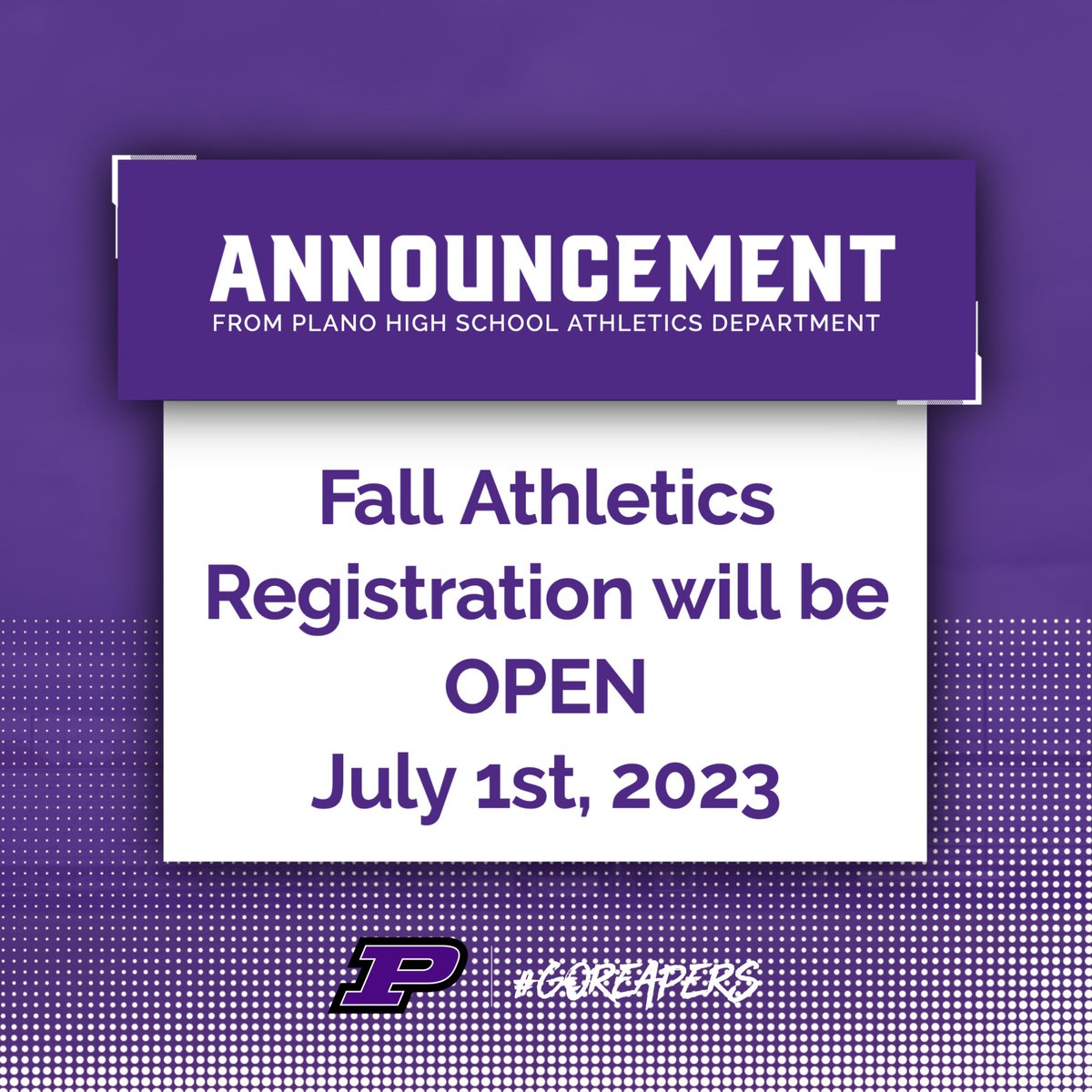 REAPERS ATHLETICS & ACTIVITIES (@planoreapersad) on Twitter photo 