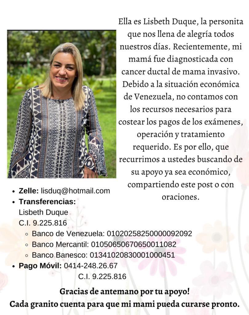 Landaetaaa's tweet photo. Lisbeth es la mamá de mi amiga Kris, una pana con la que estudié desde 6to Grado y con quien aún tengo muy buena relación.

Lisbeth apenas tuvo a su primer nieto hace poco más de un año. Es mamá de Kris y Jose, que son unos chamos top. https://t.co/7pXeu58sKn