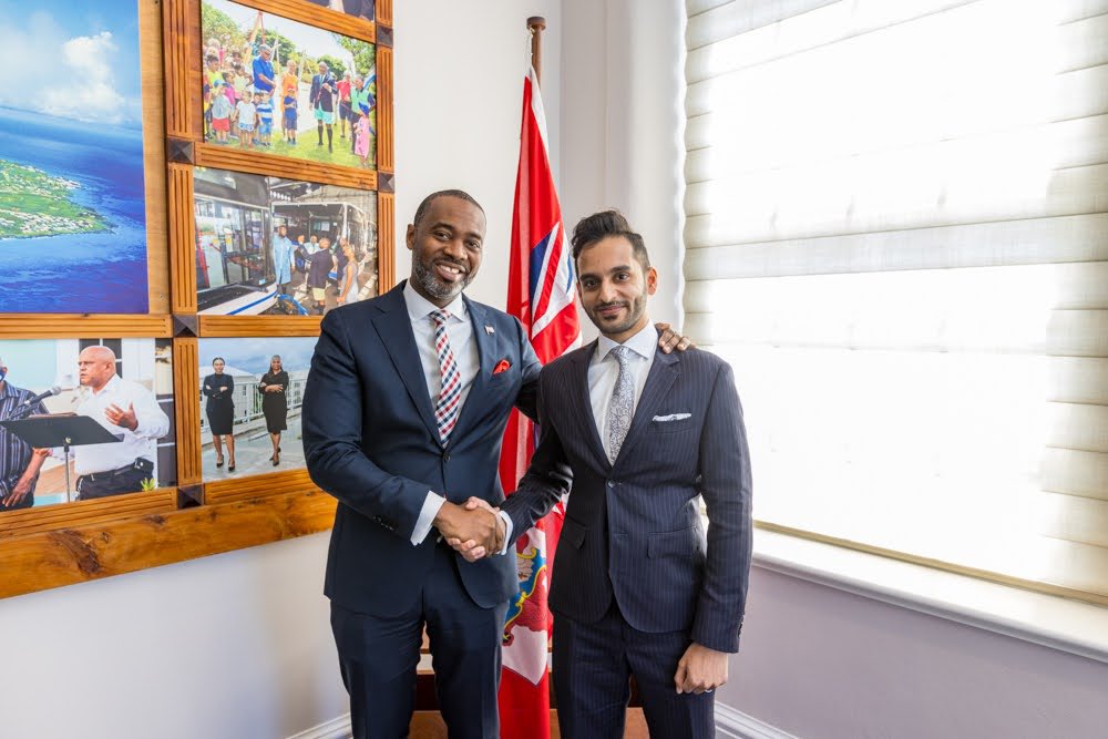 During my visit to the United Arab Emirates earlier this year, I extended an invitation to the UAE Government to visit Bermuda and participate in the Bermuda Climate Summit. Today, I welcomed the delegation led by His Excellency <a href="/alnuaimiai/">Abdulaziz Alnuaimi</a>, Assistant Undersecretary to the